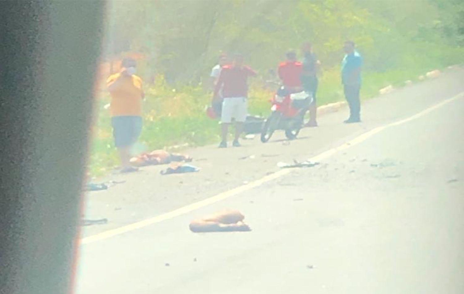 Acidente entre carro e moto deixa homem morto na BR 343 em Altos