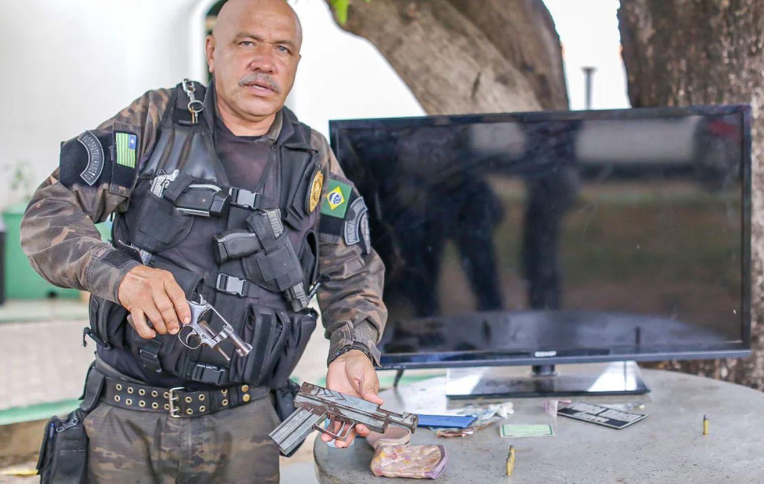 Força Tarefa prende trio com armas e motos roubadas em Teresina