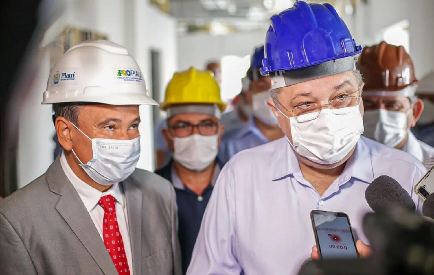 Wellington Dias visita as obras da Nova Maternidade em Teresina