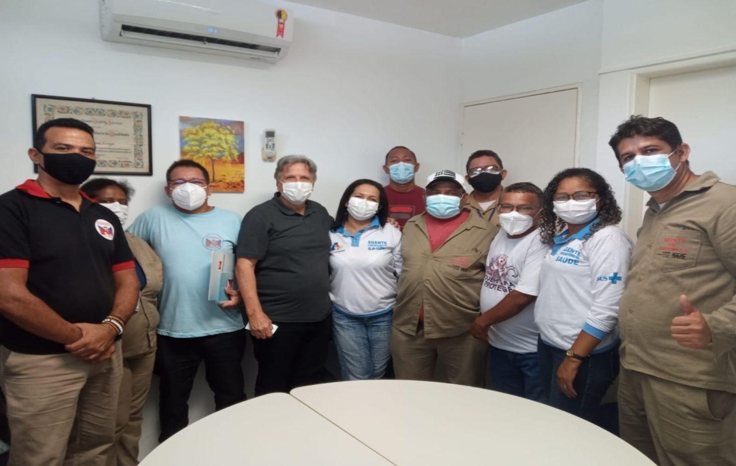 Sindicato dos Agentes de Saúde Teresina se reúne com líder do governo municipal