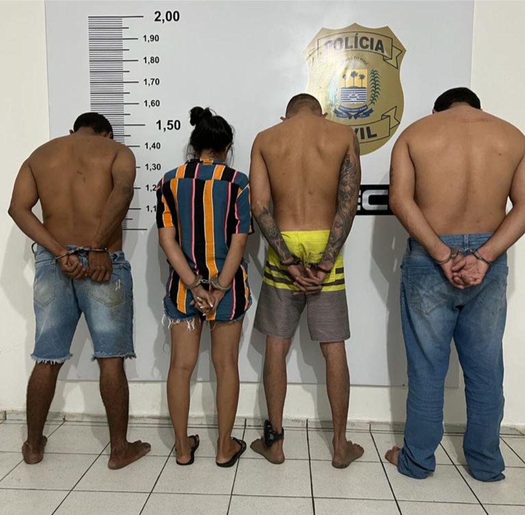Membros de facção suspeitos de diversos crimes são presos em Teresina