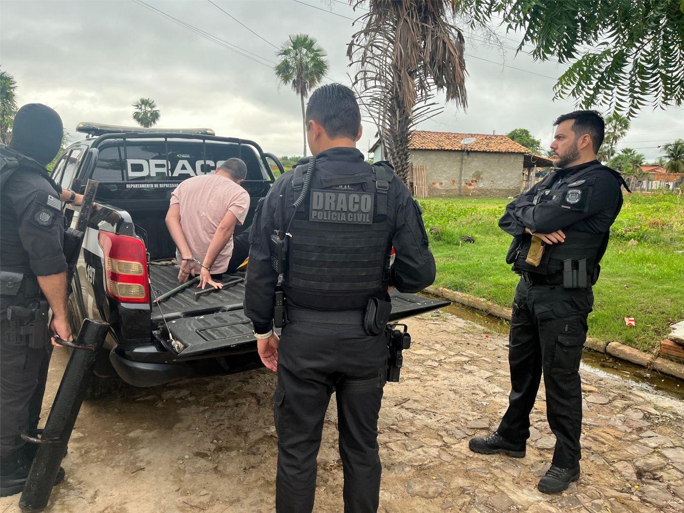 DRACO cumpre mandados em três estados